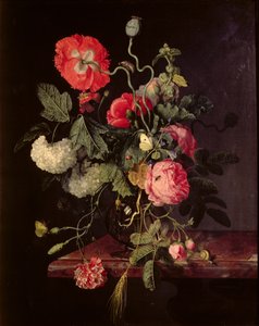 Flores em um vaso de vidro, 1667